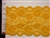 LST-REG-621-MUSTARD.  STRETCH LACE 6 INCH WIDE - MUSTARD