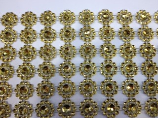 PLS-TRM-B100-OLIVE.  PLASTIC BANDING 6 LINES - OLIVE