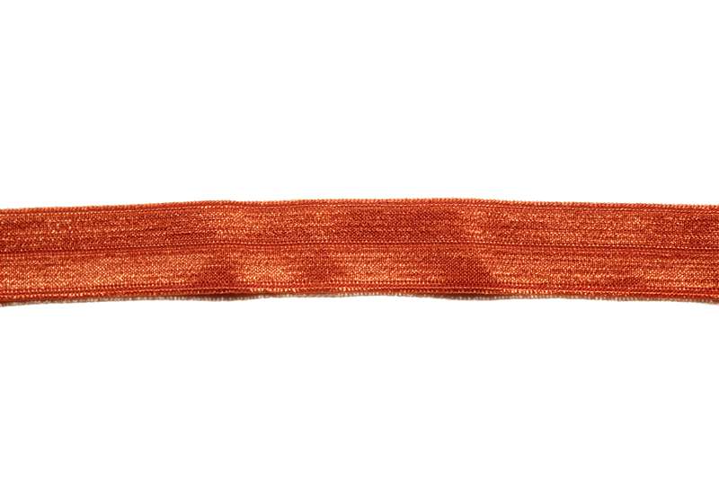 RBN-FOV-101-ORANGE.  Foldover Elastic - 5/8 INCH - Orange