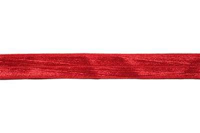 RBN-FOV-101-RED.  Foldover Elastic - 5/8 INCH - Red