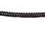 RBN-FOV-102-BLACK.  Foldover Elastic - 0.5 Inch - Black