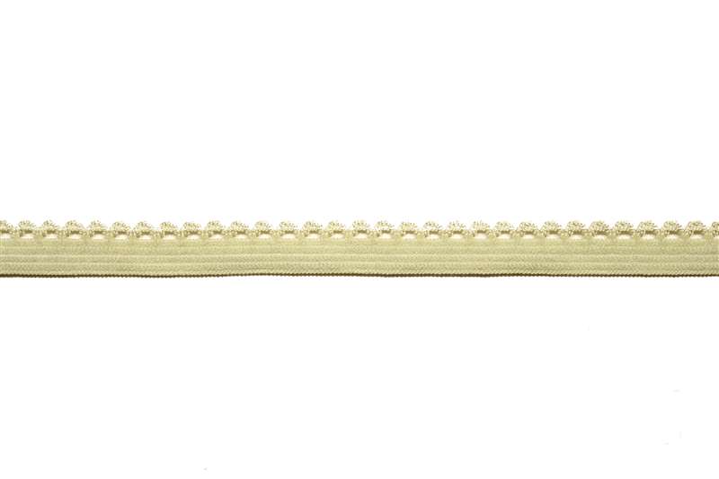 RBN-FOV-102-OLIVEGREEN.  Foldover Elastic - 0.5 Inch - Olive Green