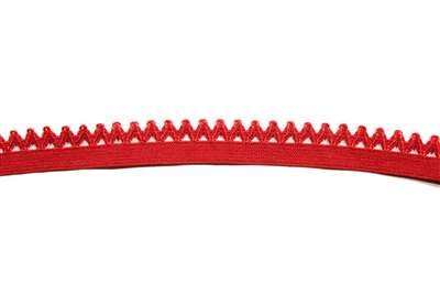 RBN-FOV-102-RED.  Foldover Elastic - 0.5 Inch - Red