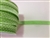 RBN-FOV-103-POLKADOT-GREEN.  ELASTIC FOLD-OVER POLKA DOT GREEN - 5/8 INCH WIDE - PUTUP 50 YARD ROLLS