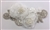 RHS-APL-010-SILVER. Hot-Fix and Sew-On Clear Crystal Rhinestone Applique - With Pearls, Silver Beads and Clear Crystals - 7 x 4 Inches.