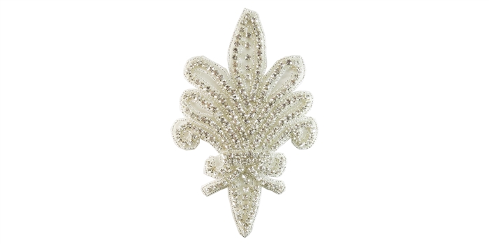 RHS-APL-696.  RHINESTONE APPLIQUE