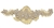 RHS-APL-698-GOLD.  Sew-On Clear Crystal Rhinestone Applique - On Net - Gold Beads- 12 X 4 Inches