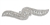 RHS-APL-M102-SILVER.  RHINESTONE APPLIQUE ON METAL