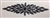 RHS-APL-M106-NAVY.  Glue-On / Sew-On Navy Crystal Rhinestone Applique - Silver Metal Backing - 2.5 inch X 8 Inch
