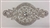 RHS-APL-M222-SILVER. Glue-On or Sew-On Clear Crystal Rhinestones on Silver Metal Applique - 7 x 4 Inches. Can be Used for Making Belts, Sashes, Head-Bands, Party Dresses and Costumes.