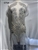 RHS-BOD-075-AB. AB Crystal Rhinestone Bodice on Tulle - 31" x 15".
