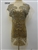 RHS-BOD-093-ABGOLD. AB Gold Crystal Rhinestone Bodice on Tulle - 29" x 18"