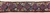 RHS-TRM-001-ABFUCHSIA. HotFix Trim with Beads and AB Rhinestones- Fuchsia - 3/4" Wide - Per Yard: $7.00