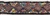 RHS-TRM-001-BRASS. HotFix Trim with Beads and Rhinestones- Brass- 3/4" Wide - Per Yard: $7.00