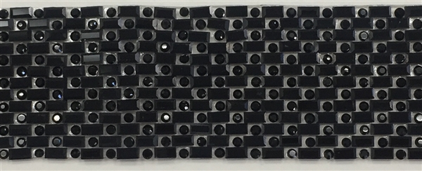 RHS-TRM-002-BLACK. HotFix Trim - Black- 1" Wide - Per Yard: $8.00