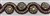 RHS-TRM-1152-PURPLE.  PURPLE HOT-FIX CRYSTAL RHINESTONE TRIM - PURPLE- 1.5 INCH WIDE