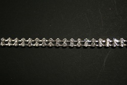 RHS-TRM-116.  Rhinestone Chain - 2 Rows