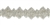RHS-TRM-1266-SILVER.  CRYSTAL RHINESTONE TRIM - 1.25 INCHES WIDE