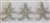 RHS-TRM-1344-AB.  CRYSTAL RHINESTONE TRIM - 3 INCHES WIDE - REPEAT LENGTH 2.5 INCHES