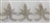 RHS-TRM-1344-SILVER.  CRYSTAL RHINESTONE TRIM - 3 INCHES WIDE - REPEAT LENGTH 2.5 INCHES