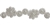 RHS-TRM-1410-SILVER.  CRYSTAL RHINESTONE TRIM - 1.5 INCHES WIDE