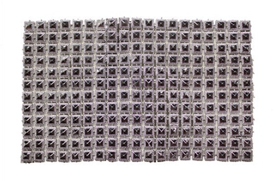 RHS-TRM-151-12LINES.  Rhinestone Lace