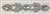 RHS-TRM-1531-SILVER.  CRYSTAL RHINESTONE TRIM - 2 INCHES WIDE - REPEAT LENGTH 4 INCHES