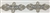 RHS-TRM-1546-SILVER.  CRYSTAL RHINESTONE TRIM - 6 INCHES WIDE - REPEAT LENGTH 3 INCHES