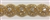 RHS-TRM-1570-GOLD.  CLEAR CRYSTAL RHINESTONE TRIM WITH GOLD BEADS - 1 INCH WIDE