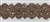 RHS-TRM-1708-ROSEGOLD. CLEAR CRYSTALS ON ROSEGOLD CUPS - HOT-FIX TRIM FOR BRIDAL BELT, SASH, PARTY GOWNS, AND COSTUMES