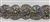 RHS-TRM-1800-AB.   AB CRYSTALS ON SILVER PLATE - HOT-FIX TRIM FOR BRIDAL BELT, SASH, PARTY GOWNS, AND COSTUMES - 1.5 INCH WIDE - SOLD  BY THE YARD