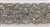 RHS-TRM-1801-SILVER.  HIGH QUALITY CRYSTAL TRIM - HOT FIX AND SEW-ON - 2.25 INCH
