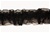 RUF-STR-105-BLACK.  1.5"-wide Stretch Ruffle Lace
