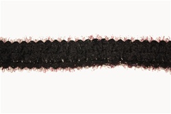 RUF-STR-126.  1.0"-wide Stretch Ruffle Lace