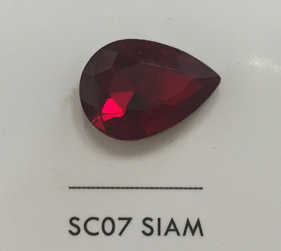 Siam Sew on Rhinestones Gold Settingred Glass Teardrop Oval Octagon  Marquise Square Rectangle Heart Rhinestones Loose Crystal Beadss 