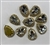 Sew on Tear Drop Clear Glass Crystal Shape Rhinestones With Gold Claw-Catcher Made of Brass - 18X25 mm - 10 Pieces