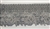 TRM-IND-202-GREY. Indian Trim with Grey Embroidery and Metallic Silver Borders - 3.5 " Wide